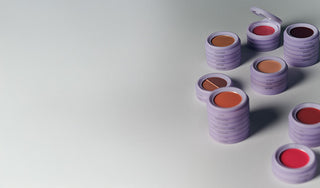 Various sizes of makeup stacks showcasing the customizable nature of the product