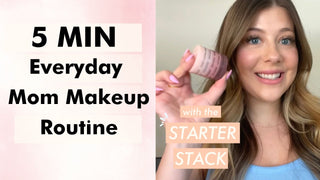 5 Minute Everyday Mom Makeup Routine - Using Just 6 Products!