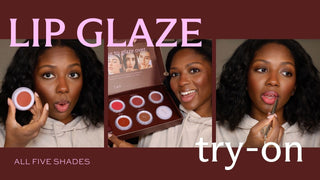 Lip Brush or Finger Application? Trying out all 5 Lip Glazes!