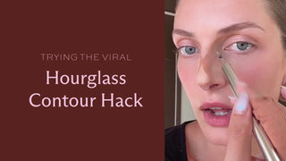 Trying the viral hourglass contour hack.